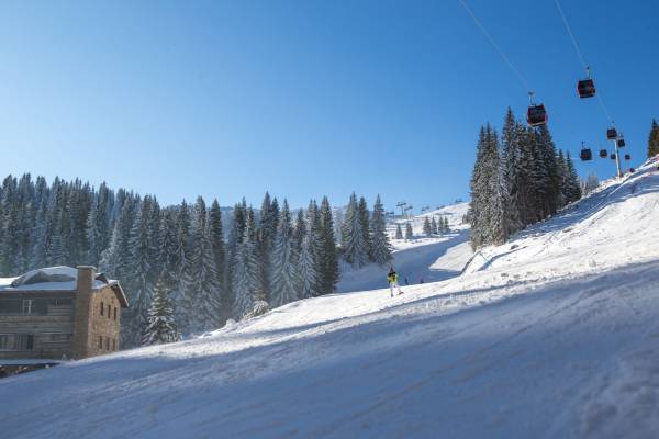 La piste "Jahorina" à Pale, Bosnie-Herzégovine :