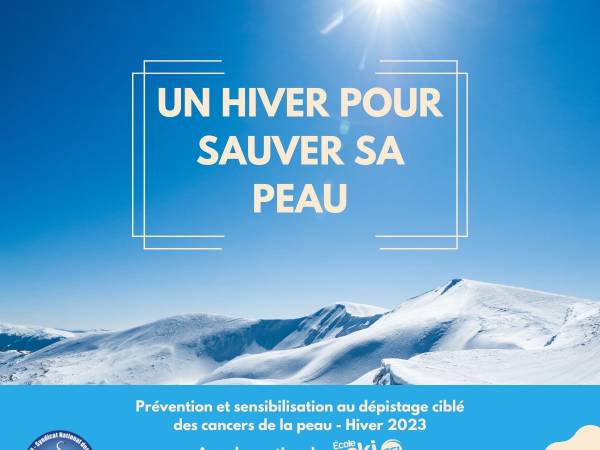 Campagne de prévention des cancers de la peau : même en hiver, gare aux UV !