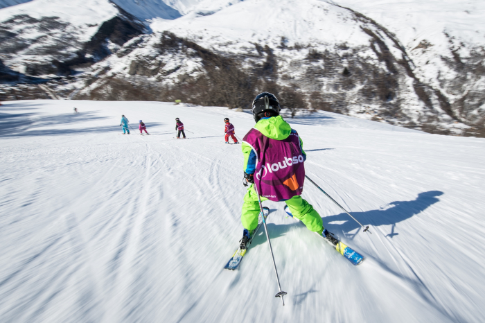 Cours collectif enfant ski alpin Ax 3 Domaines