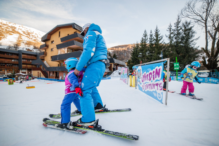 Cours jardin d'enfants ski alpin Les Arcs