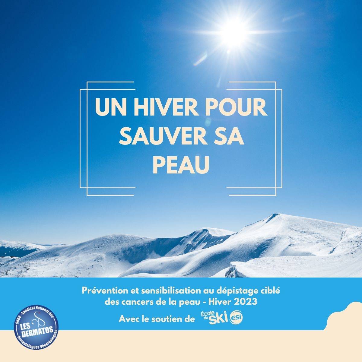 Campagne de prévention des cancers de la peau : même en hiver, gare aux UV !