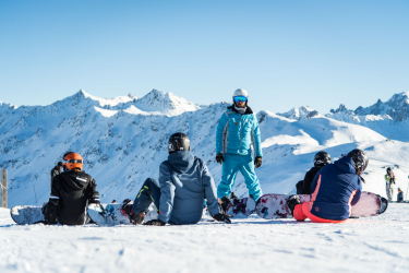 cours collectifs de snowboard Les 2 Alpes