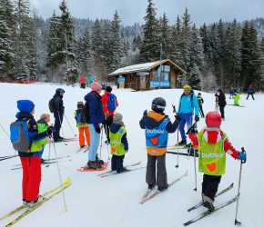 Cours collectif enfant ski nordique