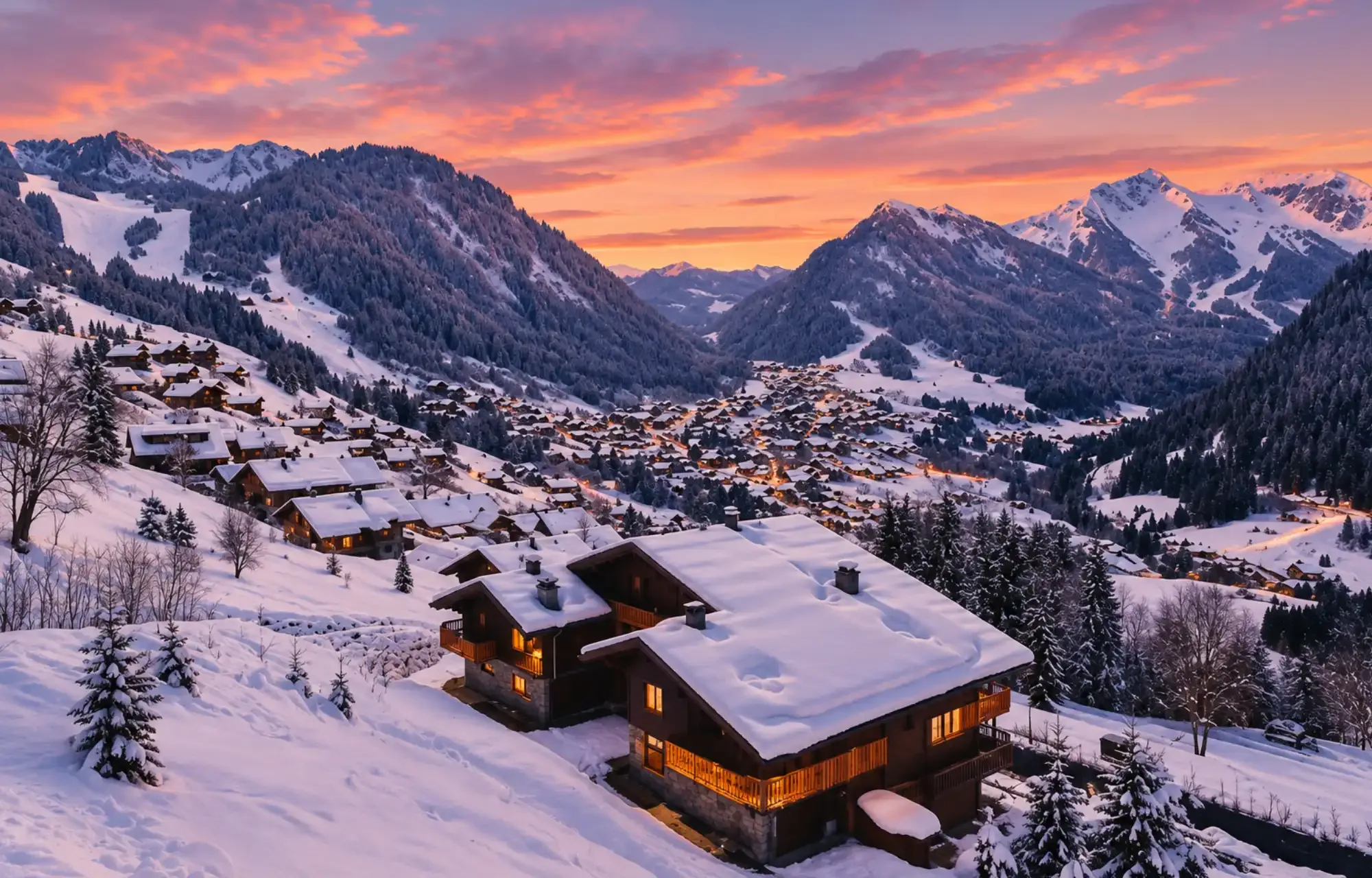 Ski resort Châtel, CH