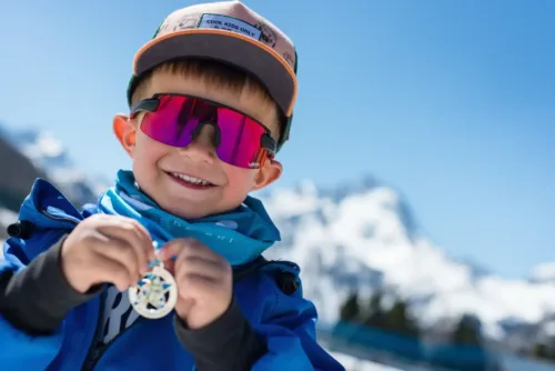 médaille des cours de ski enfant