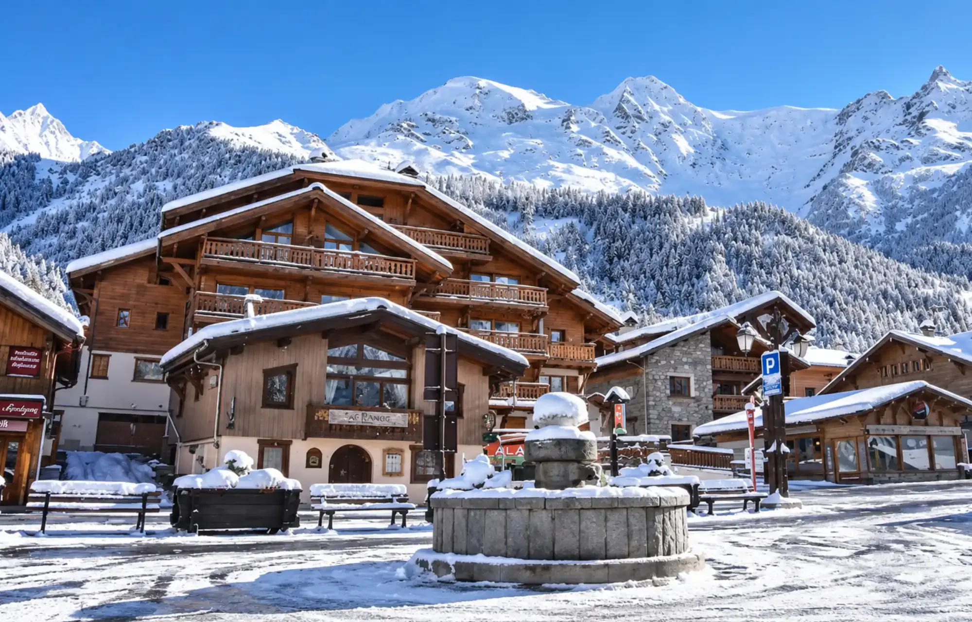 Ski resort Les Contamines Montjoie