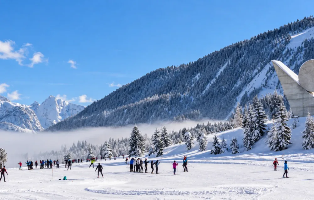 Nordic ski resort Les Glières