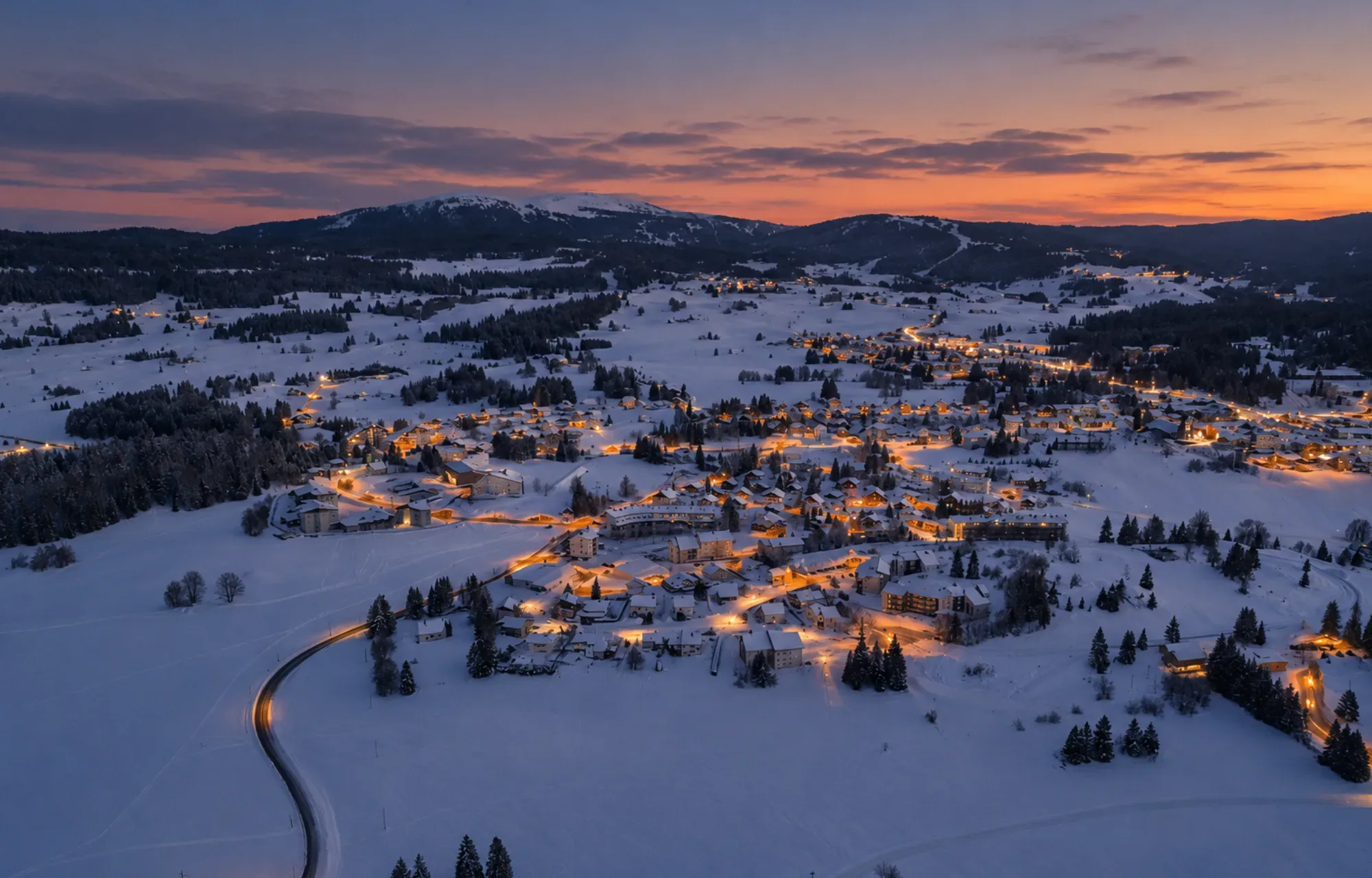 Ski resort Les Rousses