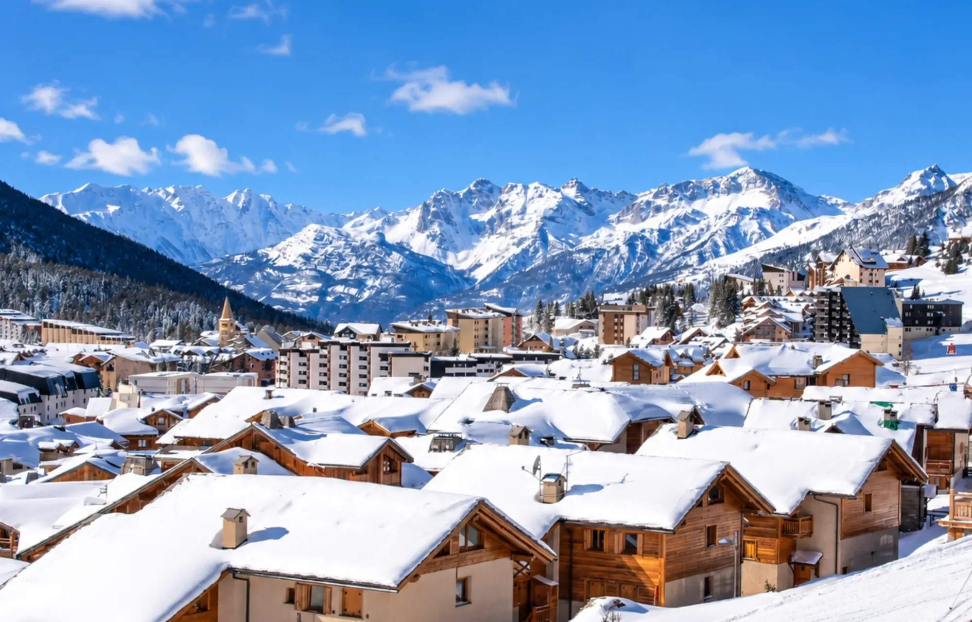 Ski resort Montgenèvre, CH