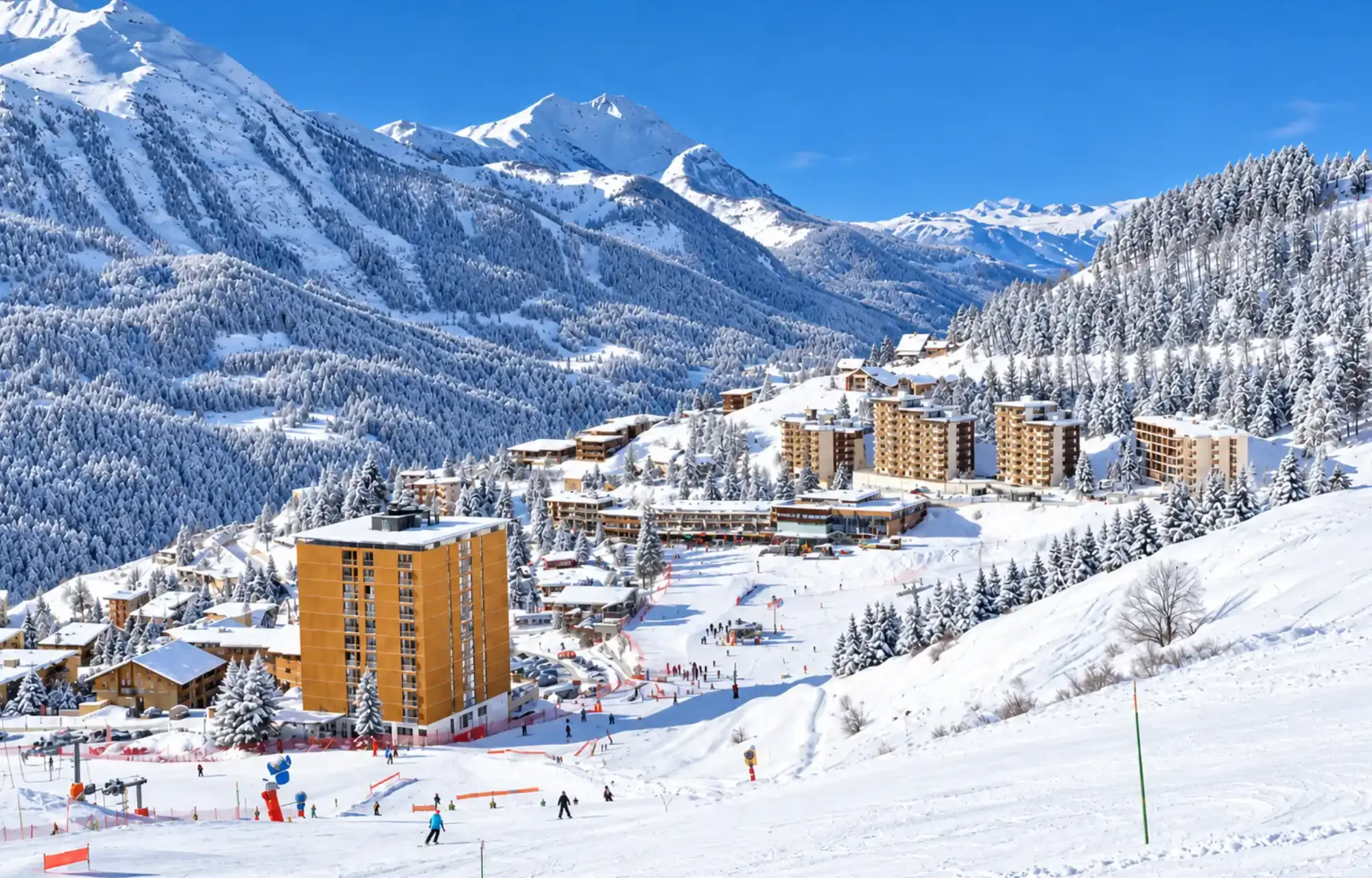 Ski resort Orcières Merlette